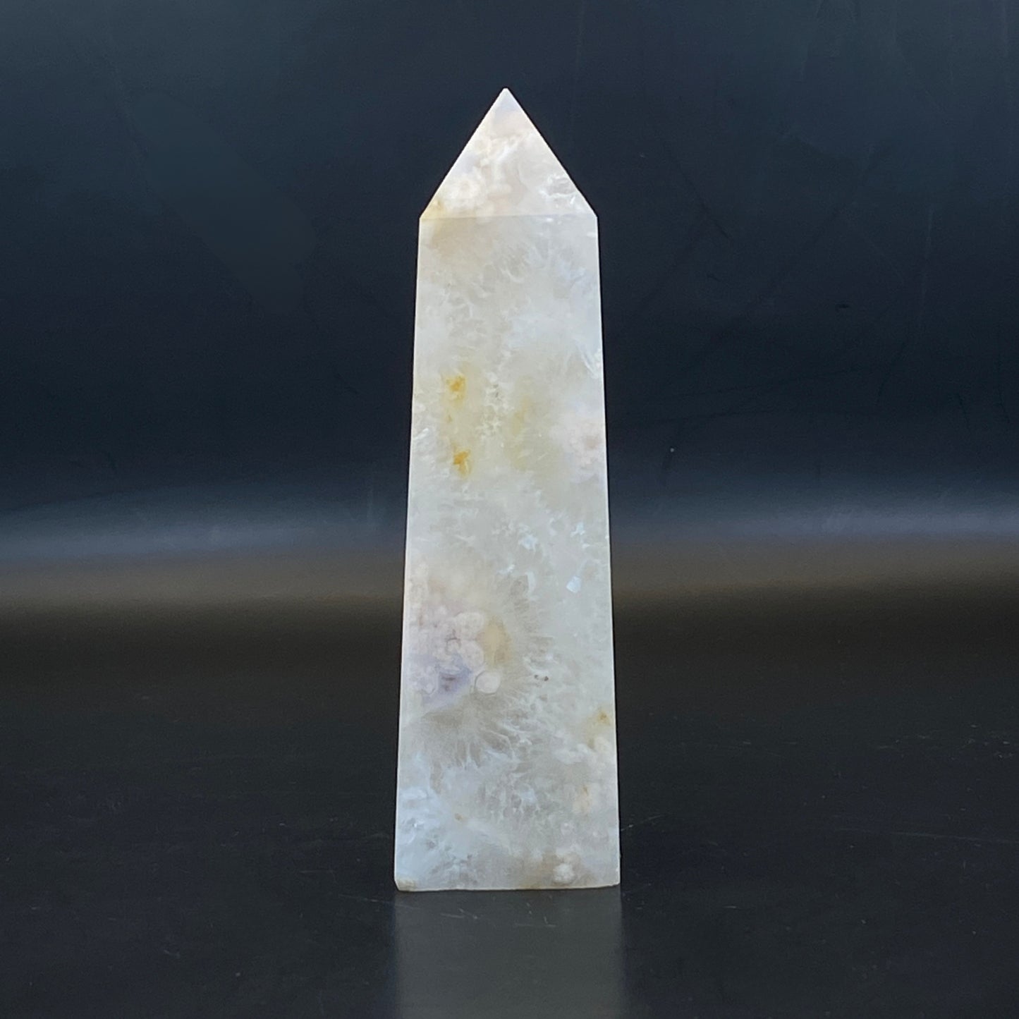 Flower Agate Tower #1 - Druzy!