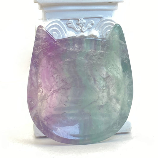 Fluorite Cat Bowl