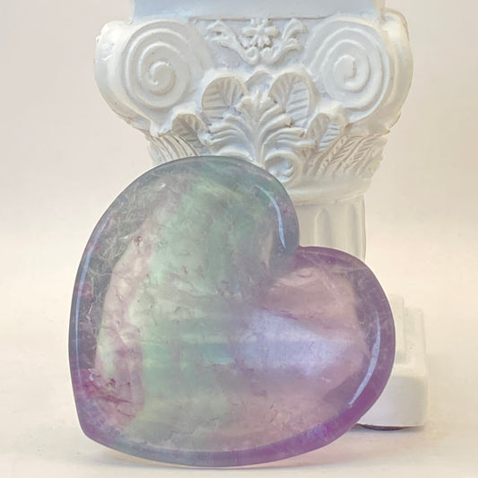 Fluorite Heart Bowl #4