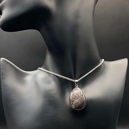 .925 Sterling Silver Garden Quartz Pendant
