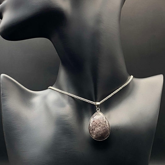 .925 Sterling Silver Garden Quartz Pendant