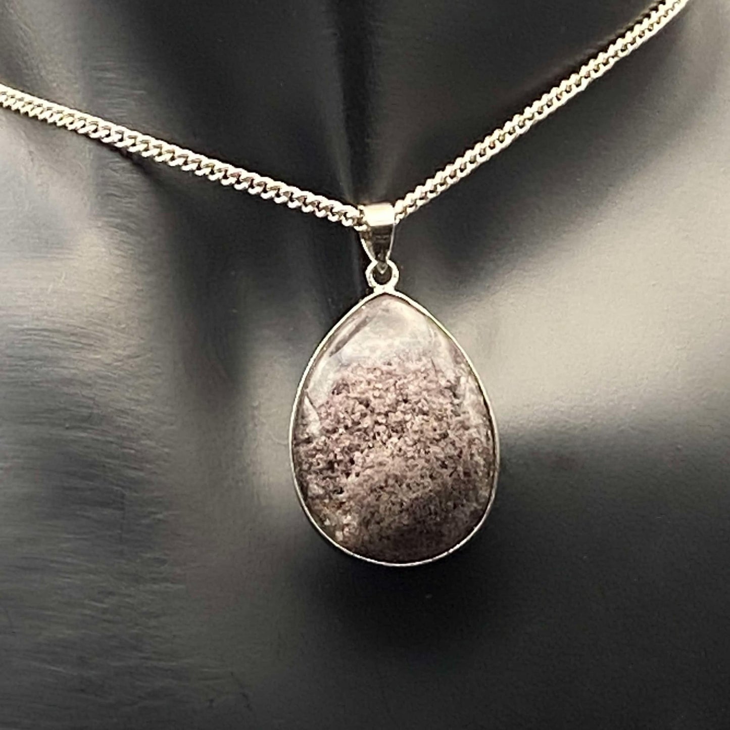.925 Sterling Silver Garden Quartz Pendant