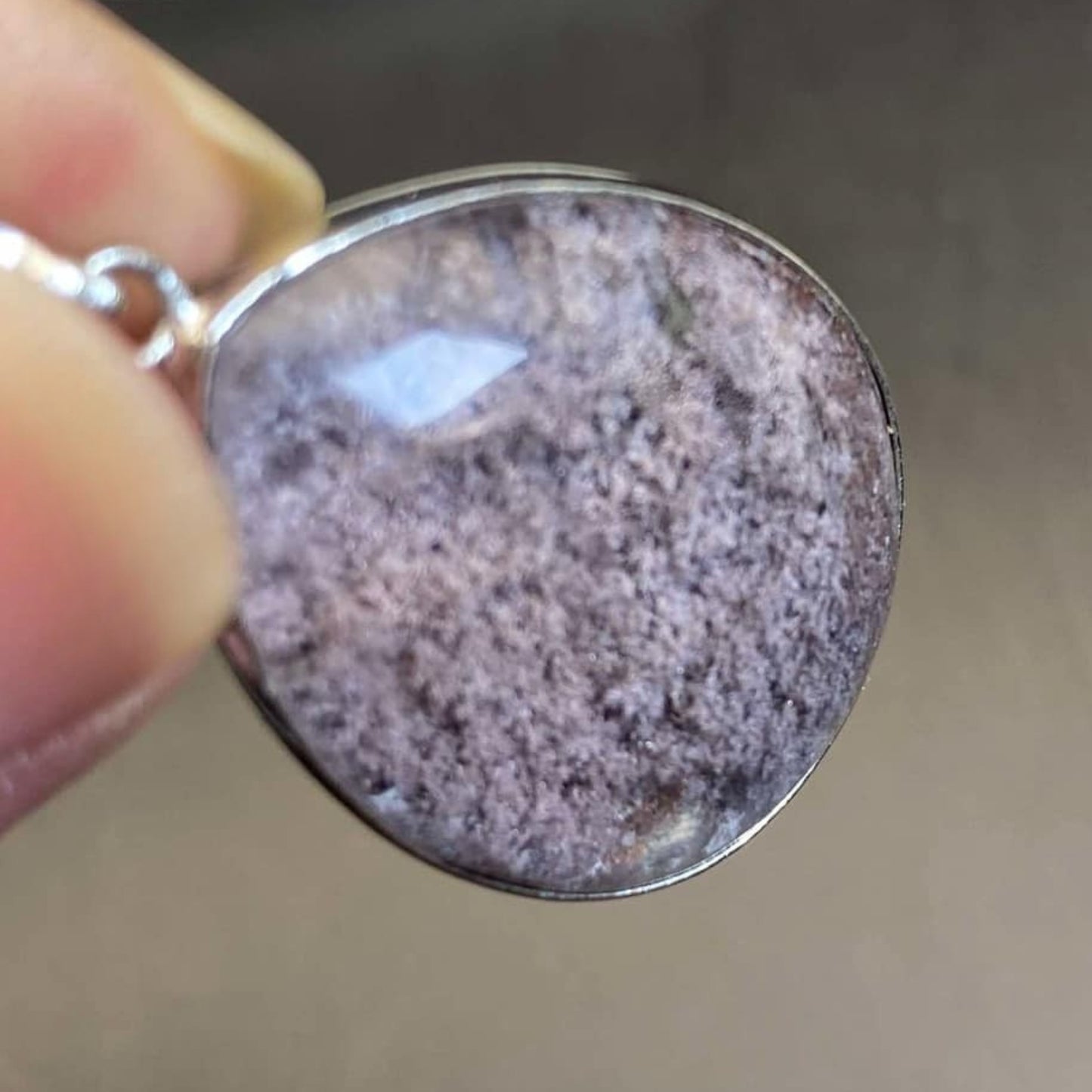 .925 Sterling Silver Garden Quartz Pendant