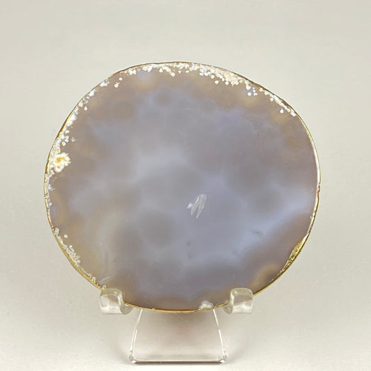 Gold-Edged Agate Slice #59 - Natural