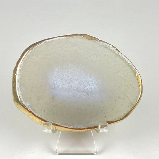 Gold-Edged Agate Slice #60 - Natural