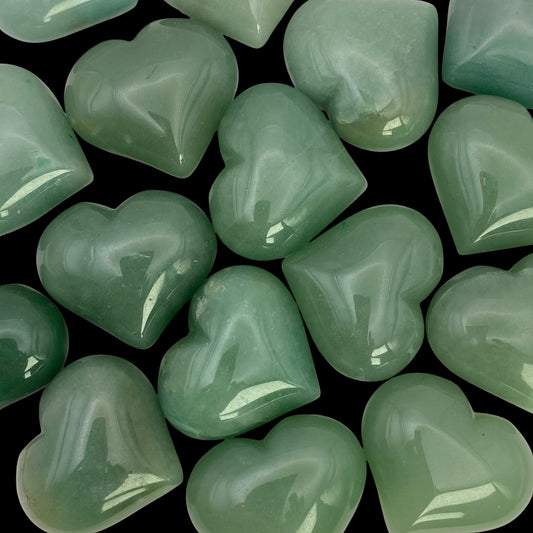 Green Aventurine Heart - 40mm