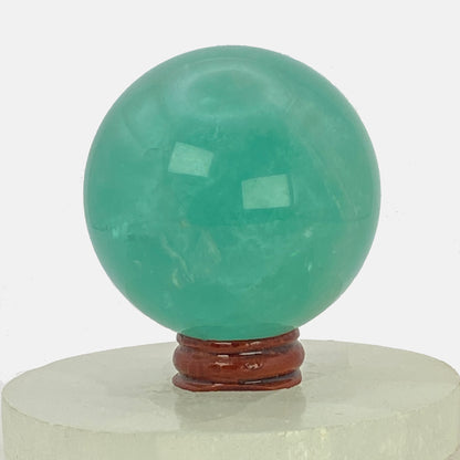 Green Watermelon Fluorite Sphere #2