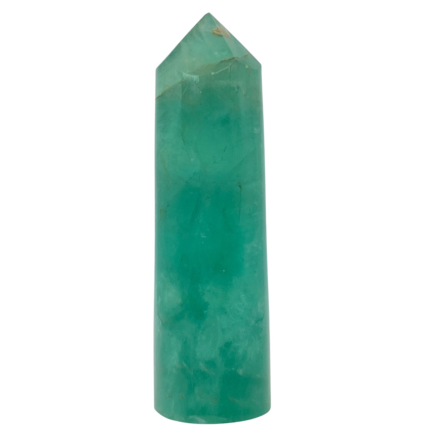 Green Watermelon Fluorite Circular Tower #1 - Over 1kg!