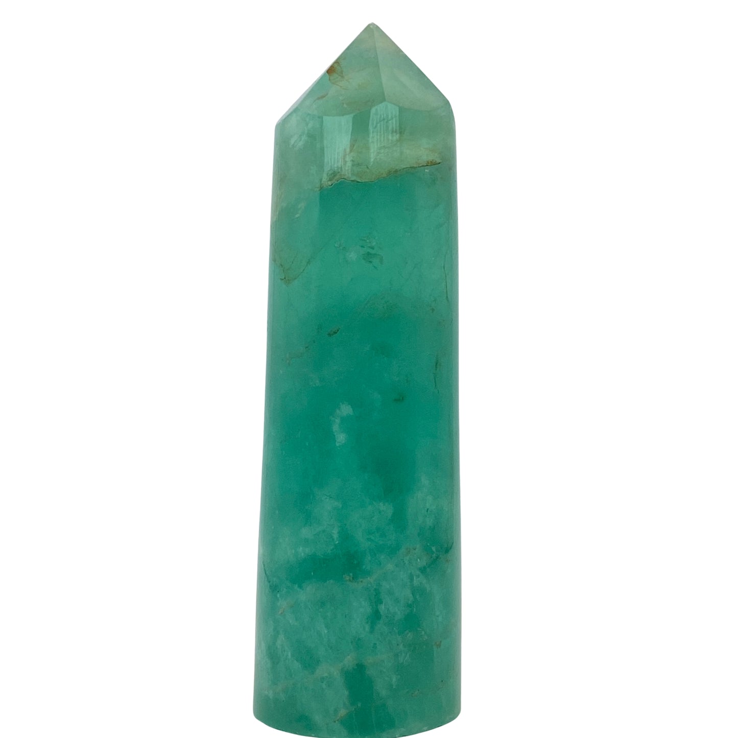 Green Watermelon Fluorite Circular Tower #1 - Over 1kg!