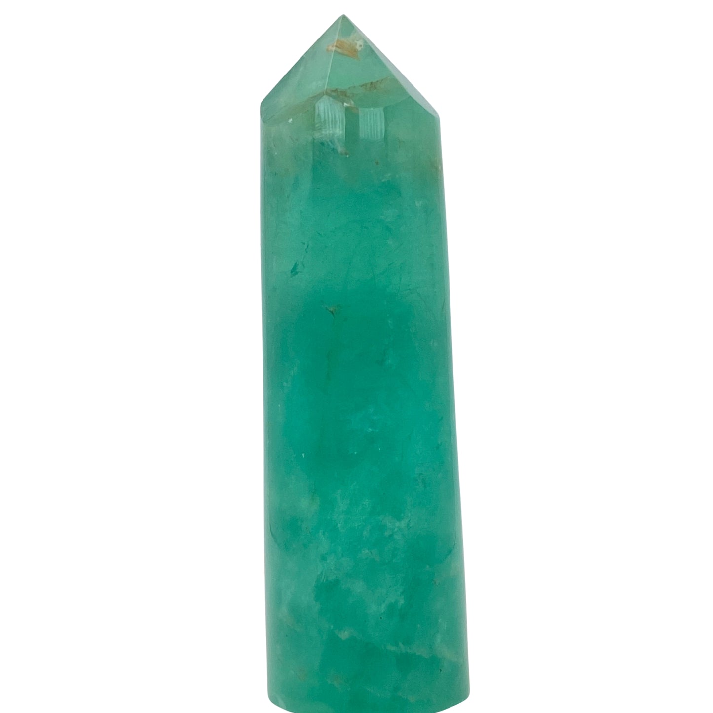 Green Watermelon Fluorite Circular Tower #1 - Over 1kg!