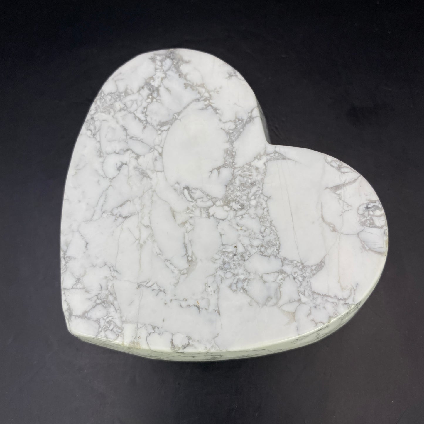 Howlite Heart Trinket Bowl #1