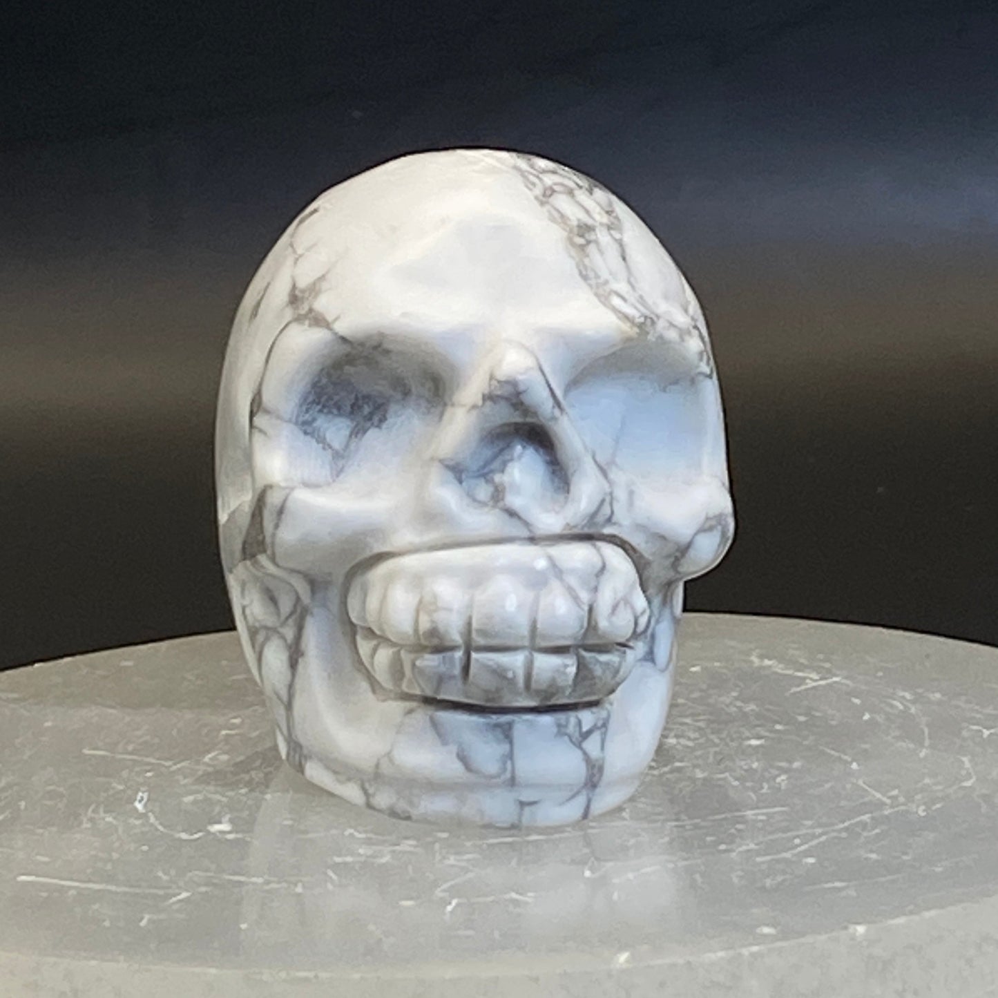 Howlite Skull #4