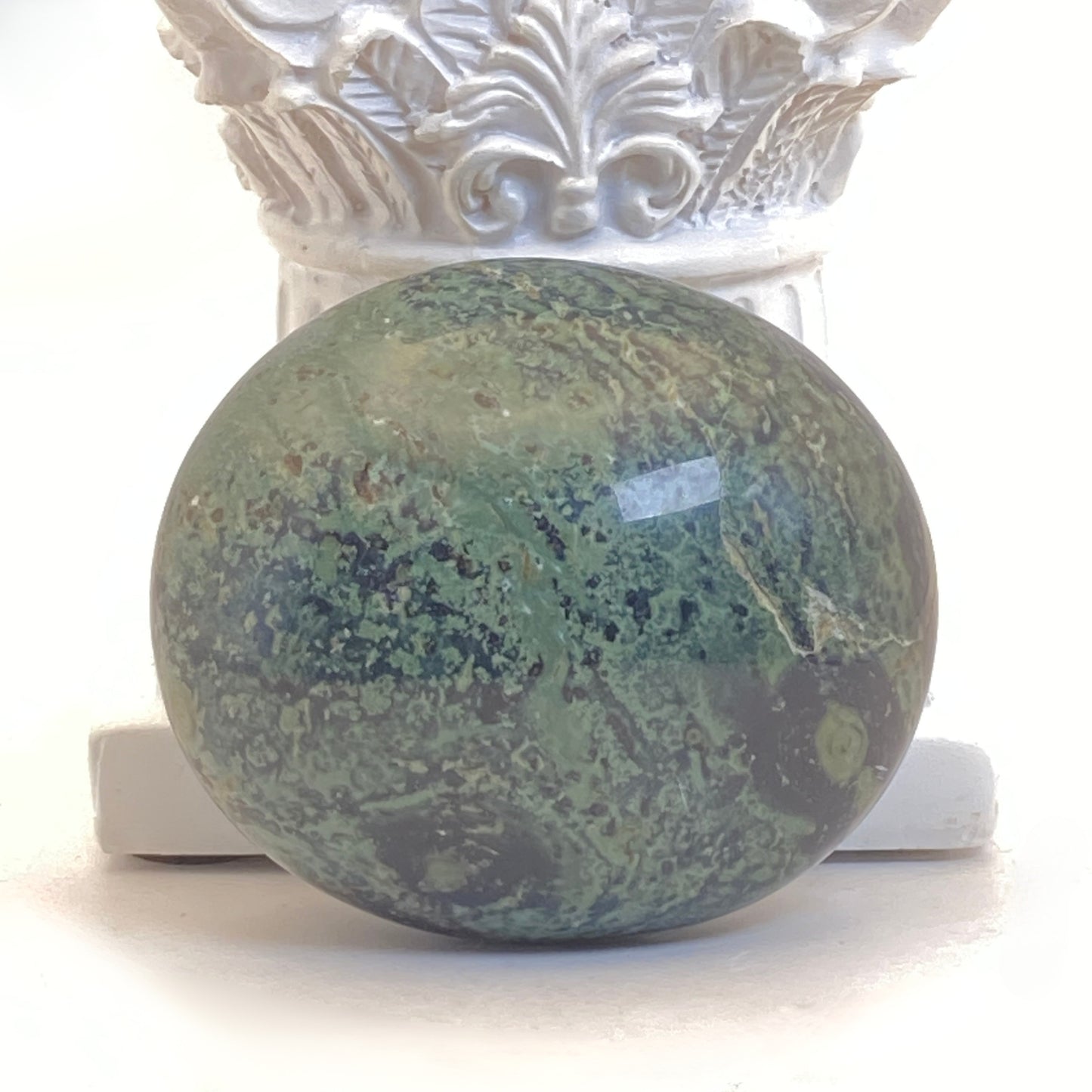 Kambaba Jasper Palm Stone #6 - HUGE!