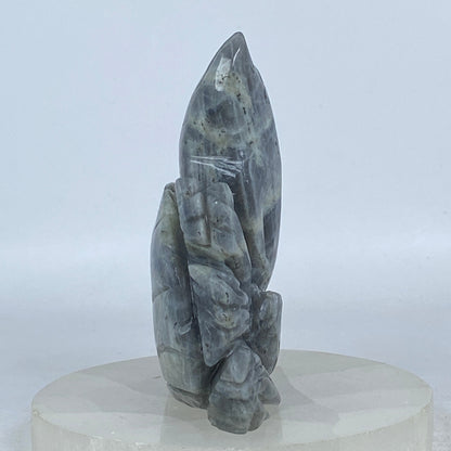 Labradorite Dolphin Carving #2
