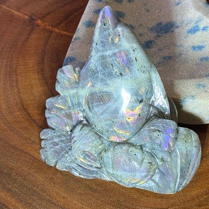 Labradorite Dolphin Carving #2