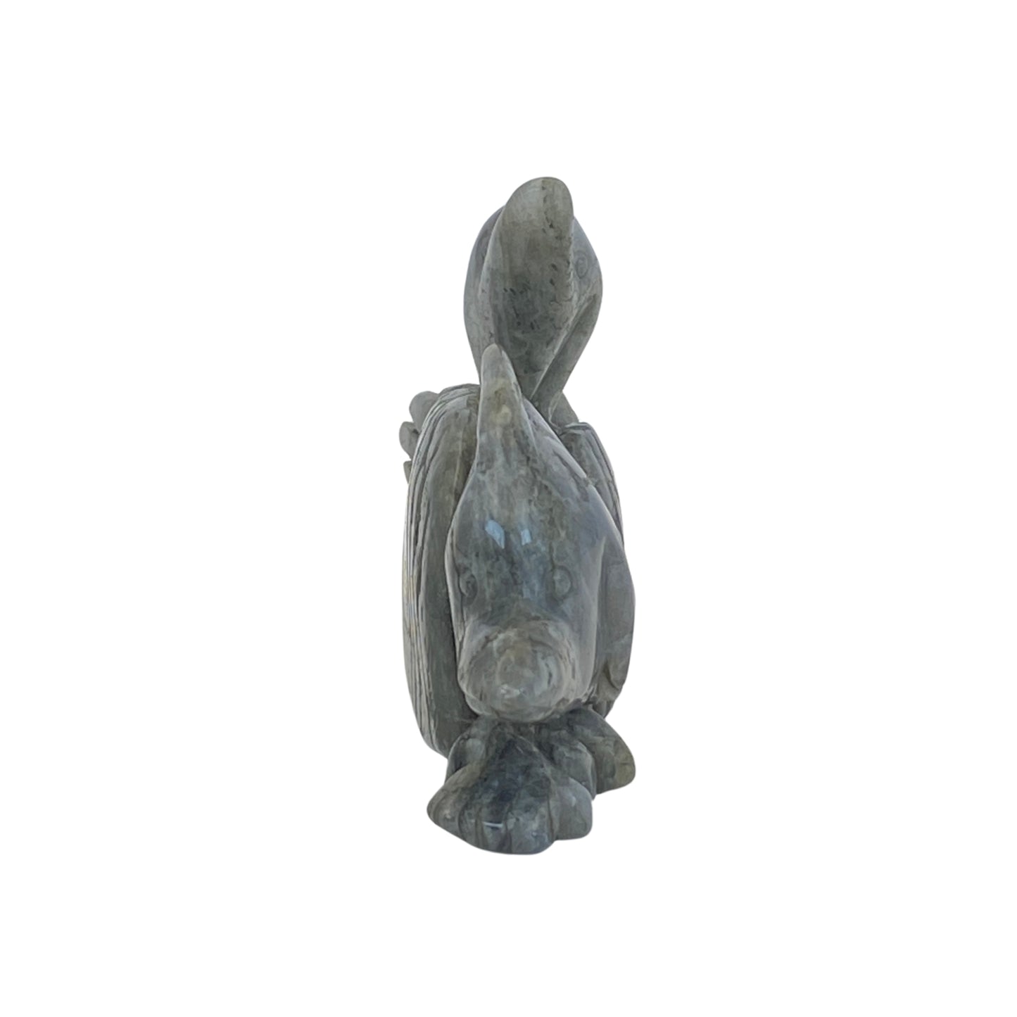 Labradorite Dolphins Carving #1