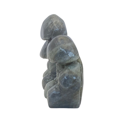 Labradorite Mushrooms Carving