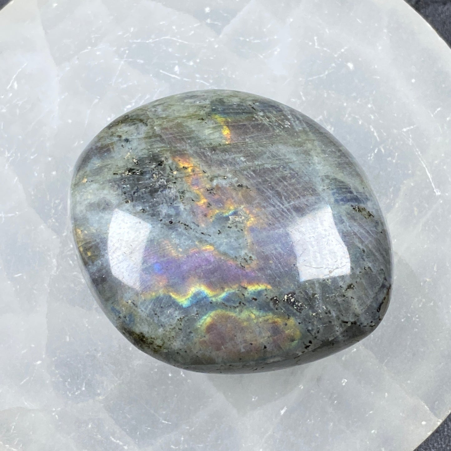 Labradorite Palm Stone #11