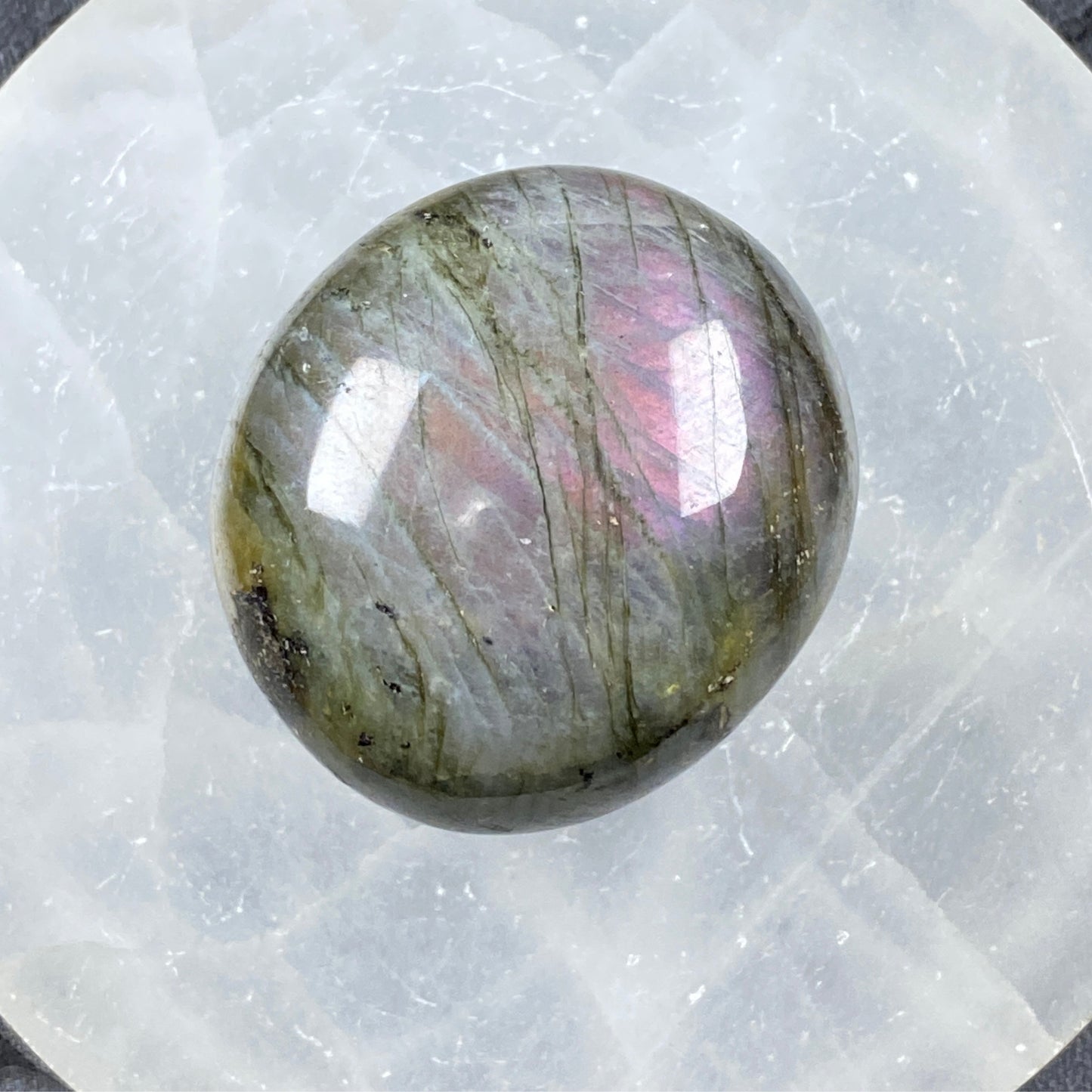 Labradorite Palm Stone #12