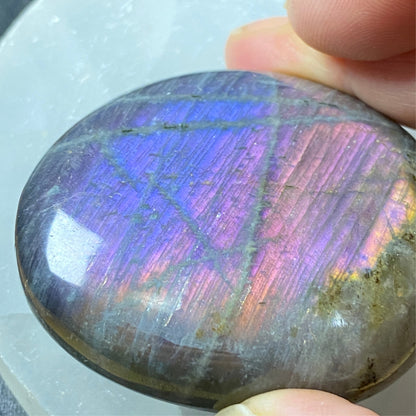 Labradorite Palm Stone #13