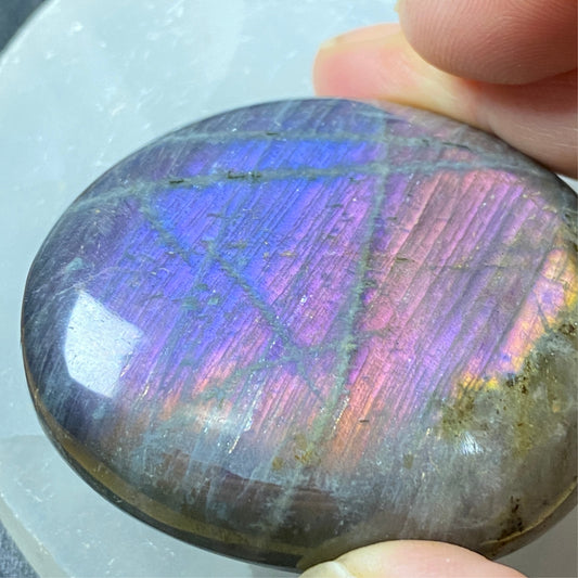 Labradorite Palm Stone #13