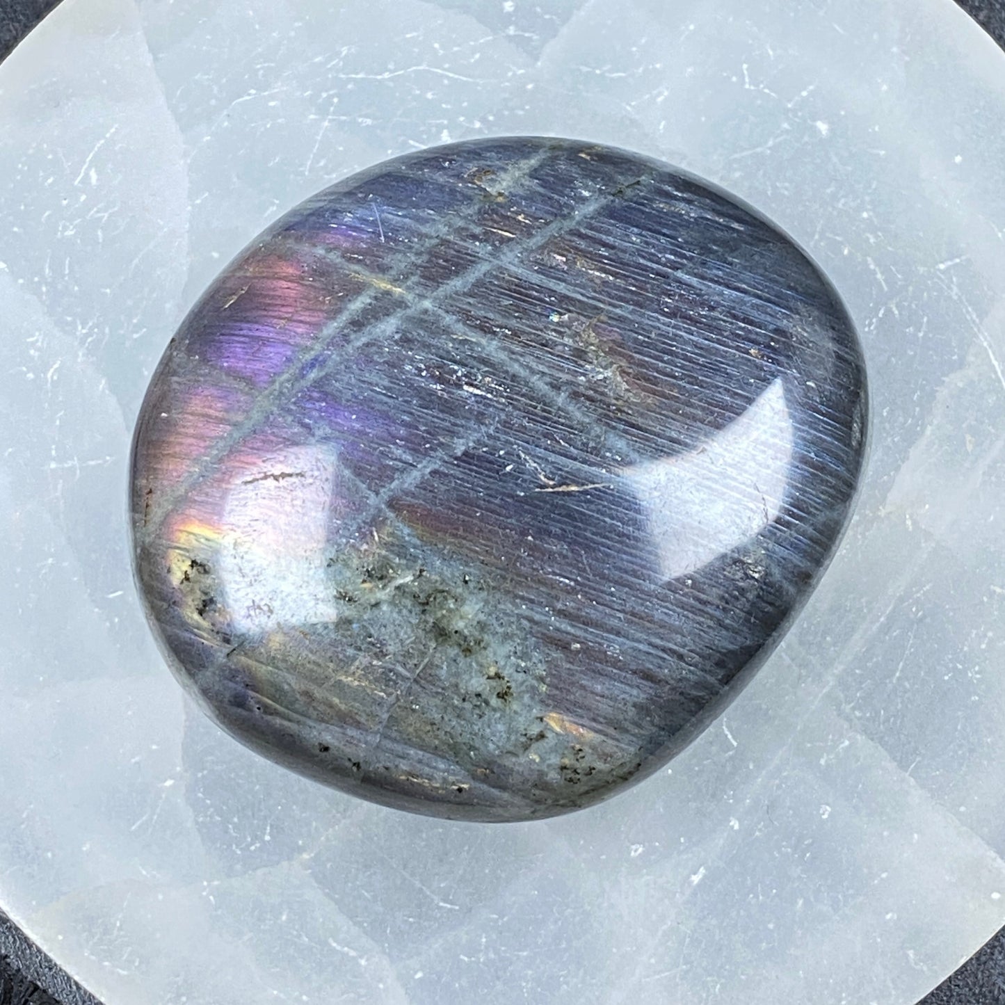 Labradorite Palm Stone #13