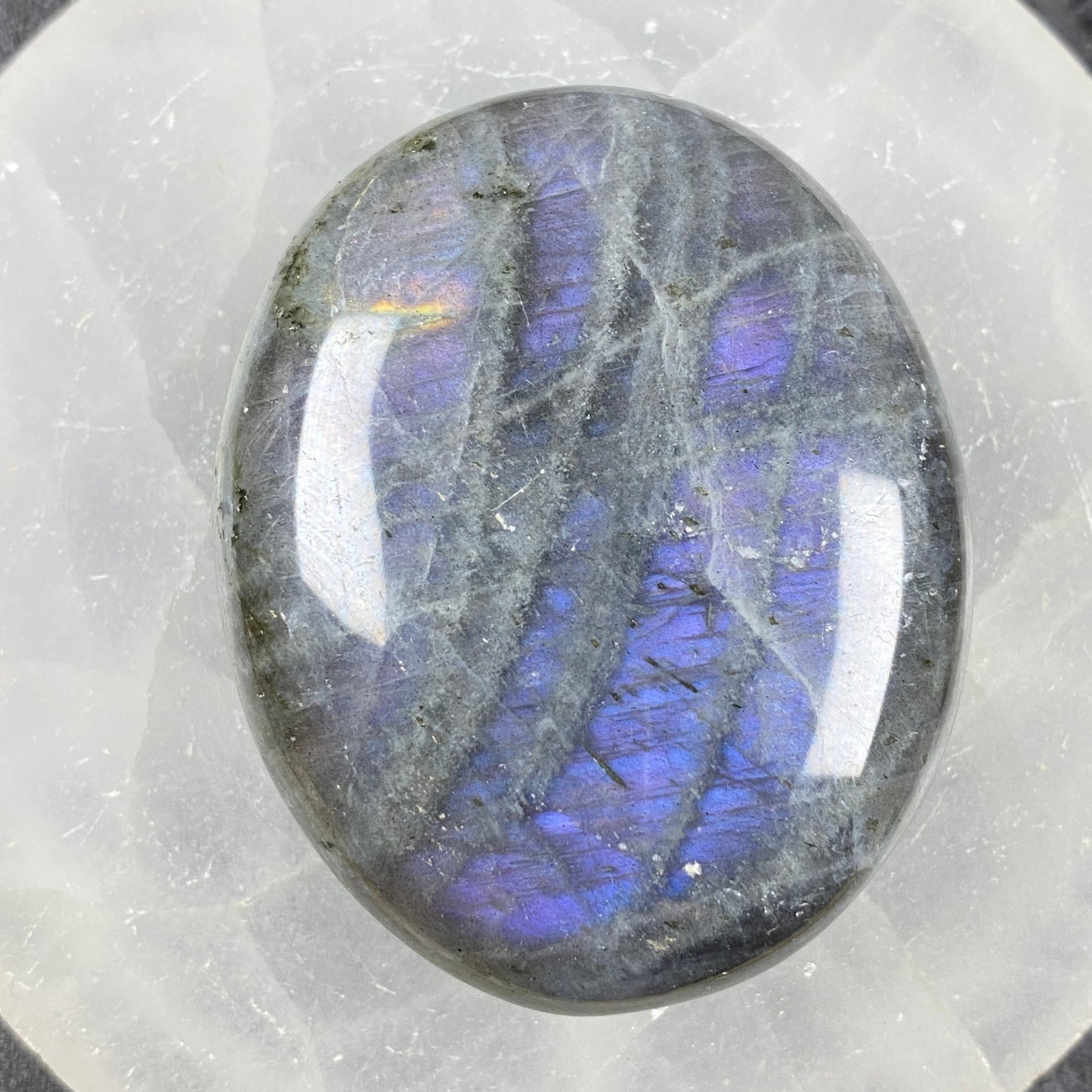 Labradorite Palm Stone #17
