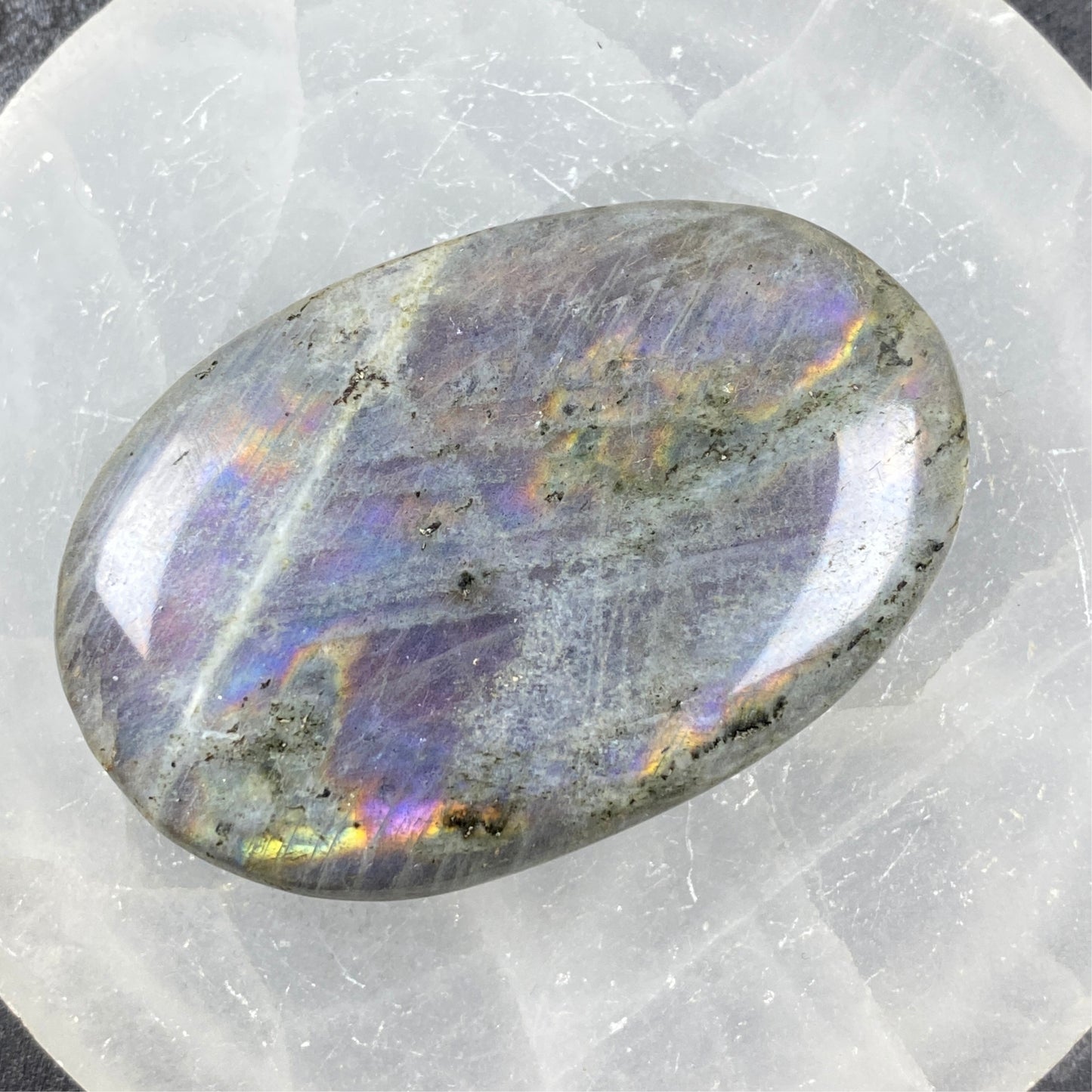 Labradorite Palm Stone #7