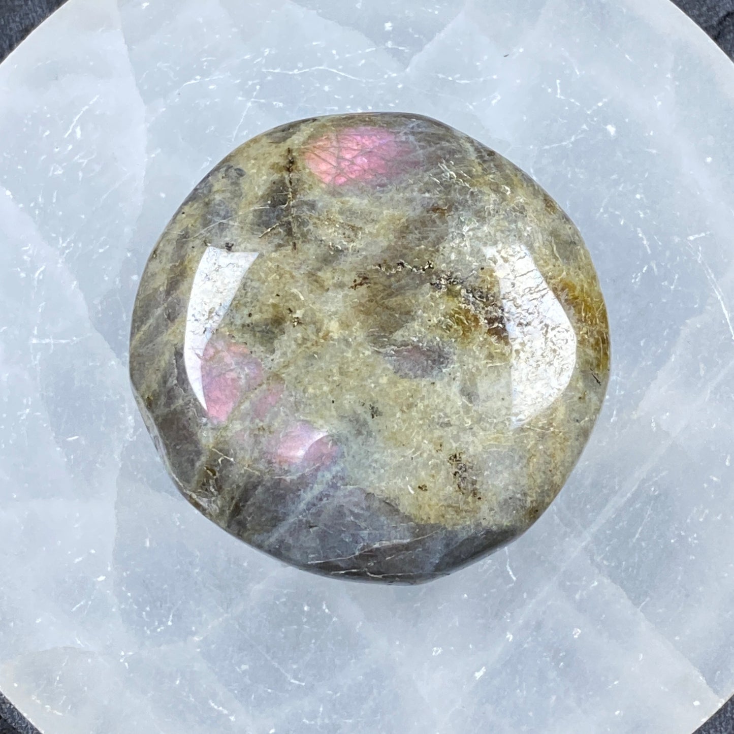 Labradorite Palm Stone #8
