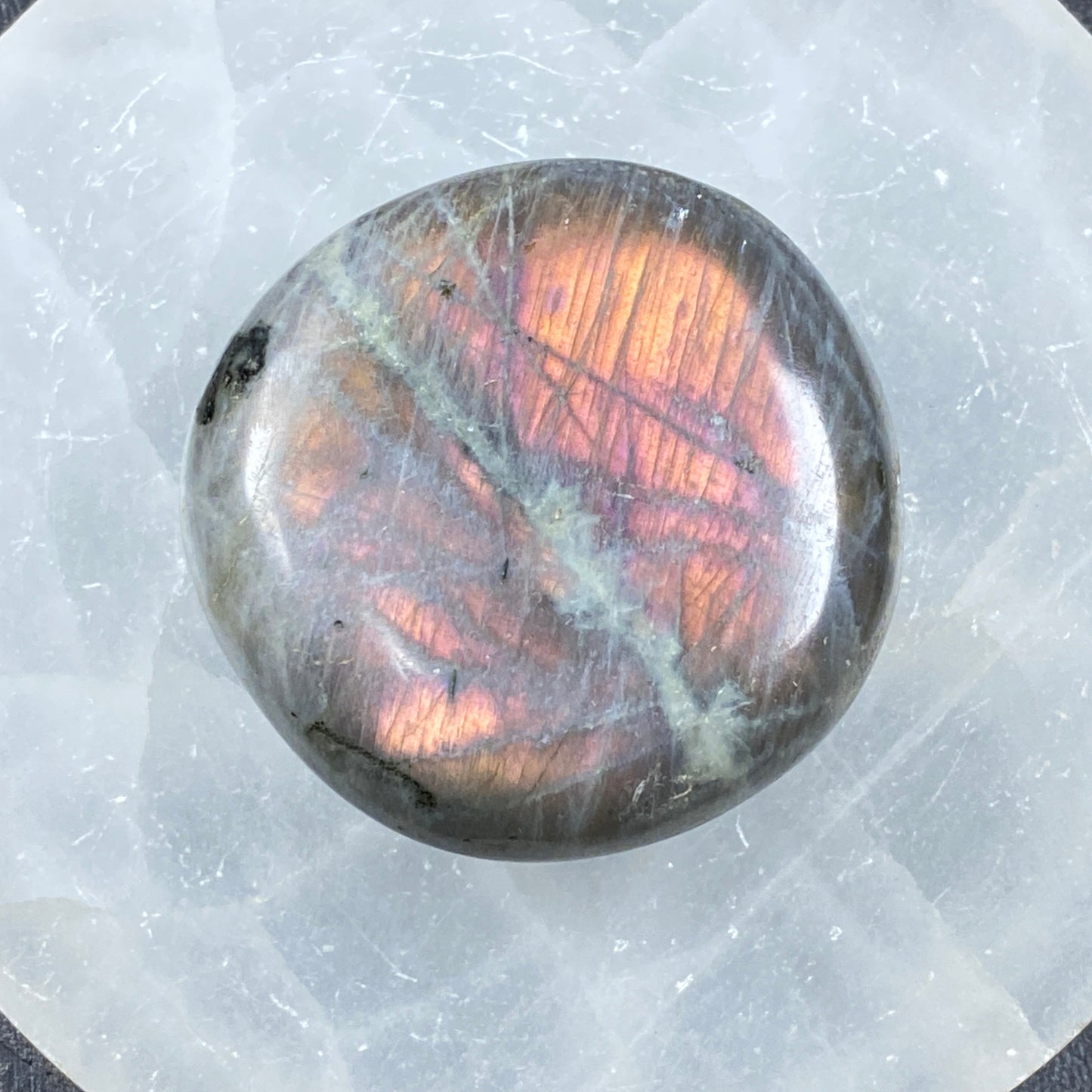 Labradorite Palm Stone #9