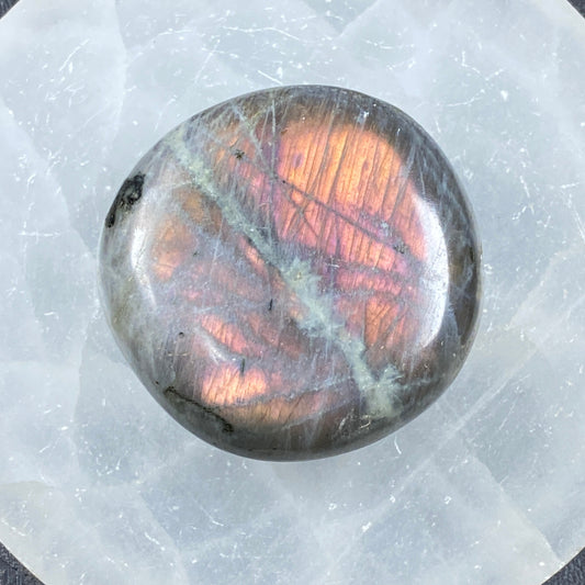 Labradorite Palm Stone #9