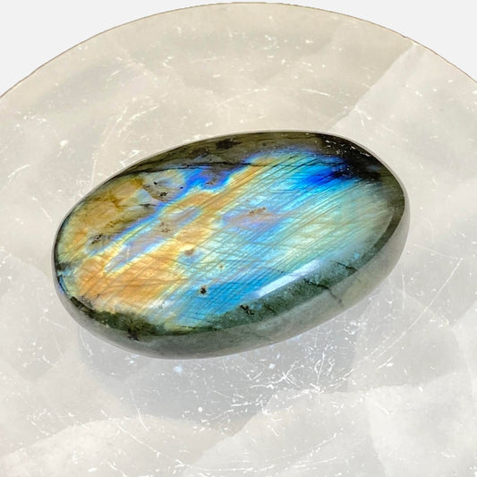Labradorite Palm Stone #1 - Type A