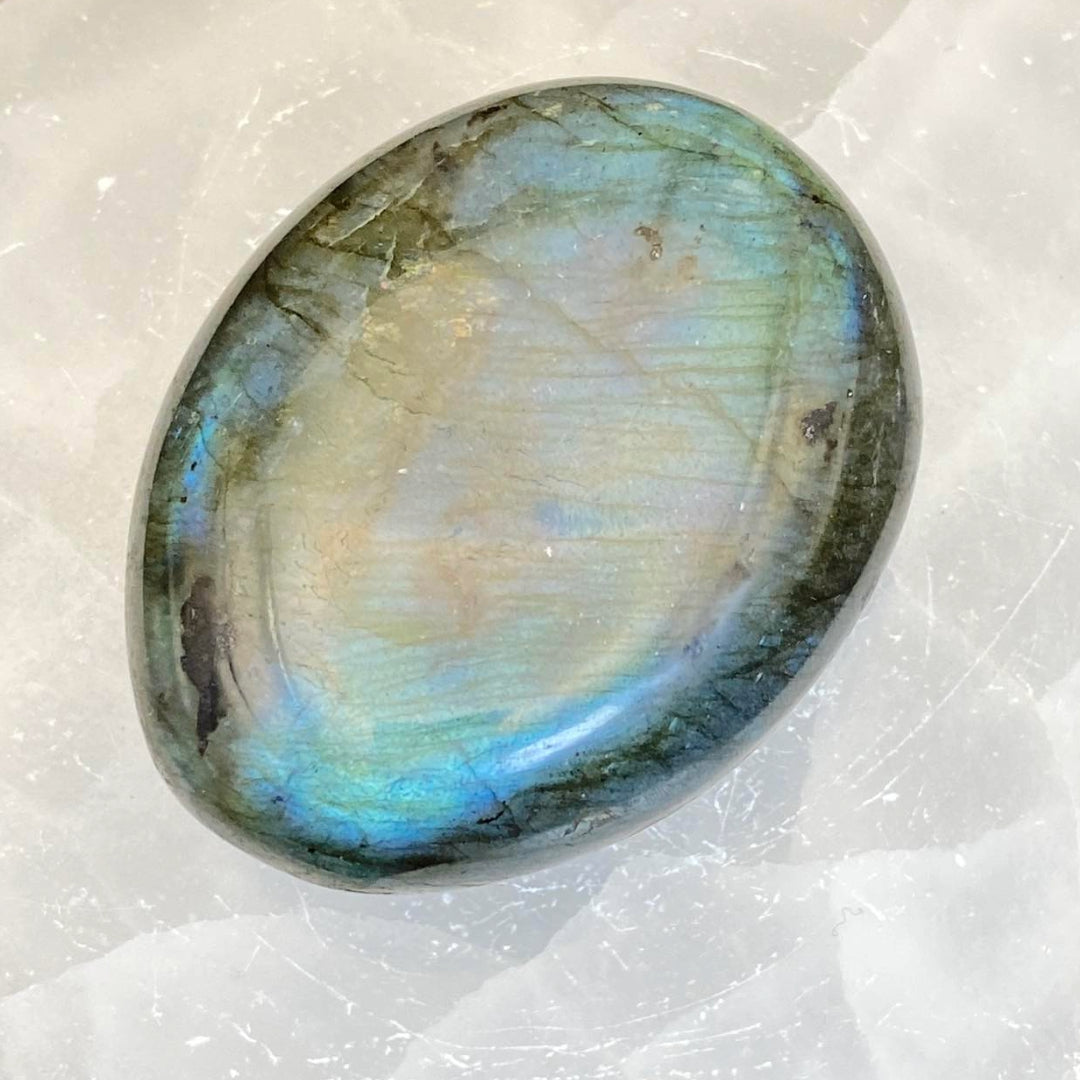 Labradorite Palm Stone #4
