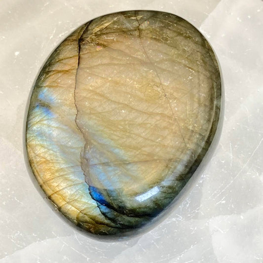 Labradorite Palm Stone #5 - Type A