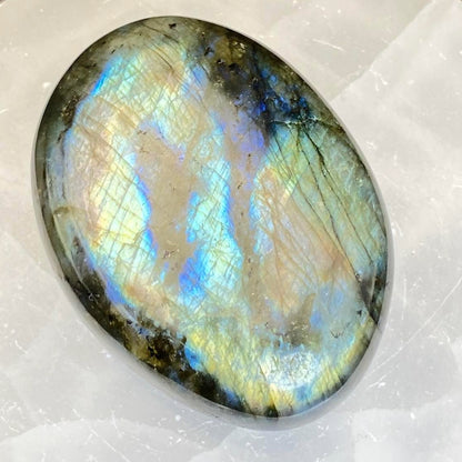 Labradorite Palm Stone #6