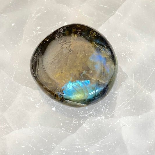 Labradorite Palm Stone #1 - Type B Small