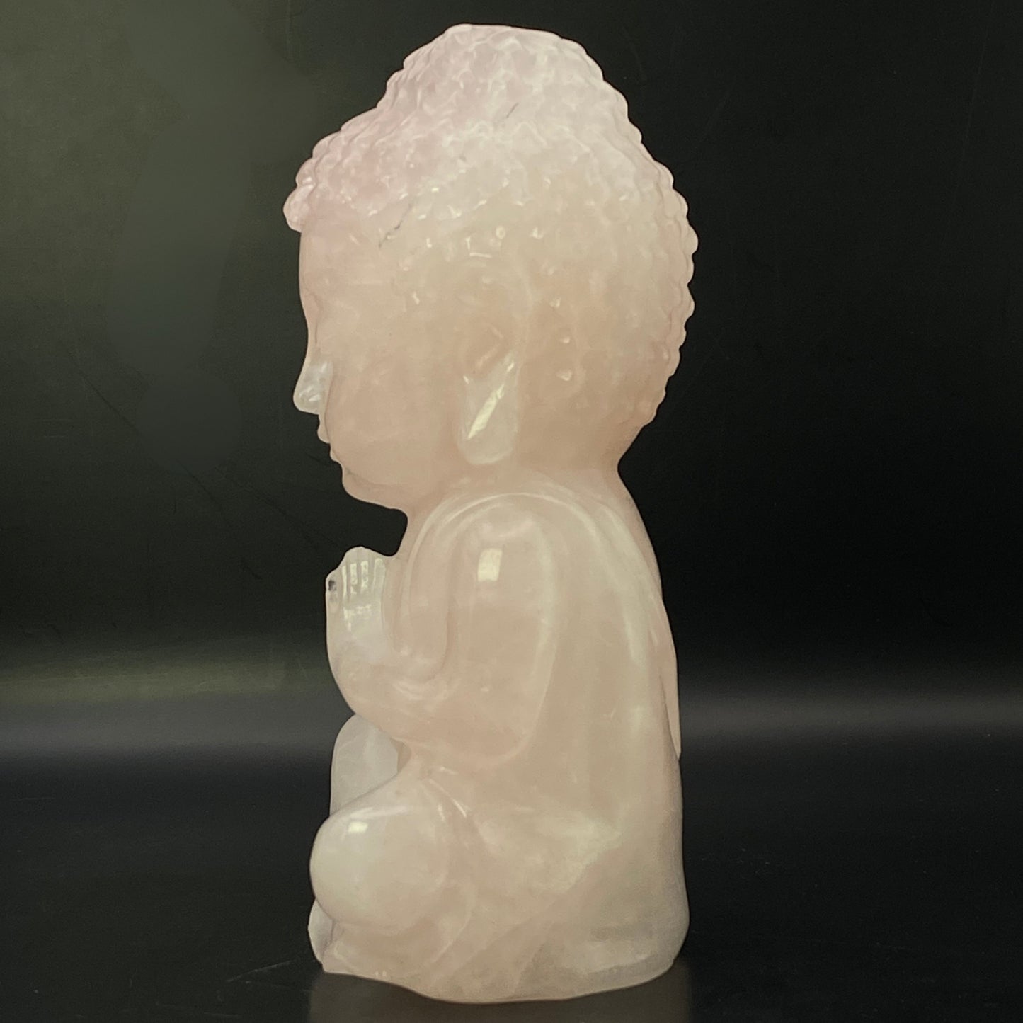 Rose Quartz Buddha #1 - LARGE - Almost 1kg!