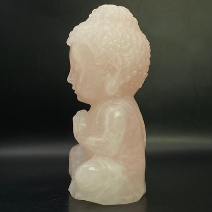 Rose Quartz Buddha #2 - LARGE - Almost 1kg!