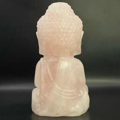 Rose Quartz Buddha #2 - LARGE - Almost 1kg!
