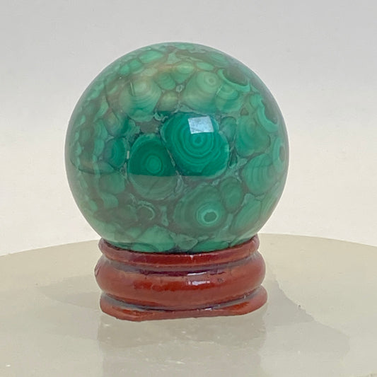 Natural Malachite Sphere #4