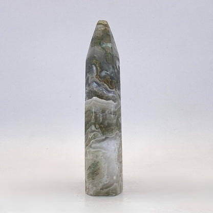 Moss Agate Freeform #2 - Druzy!