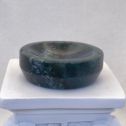 Small Moss Agate Ring Dish #1