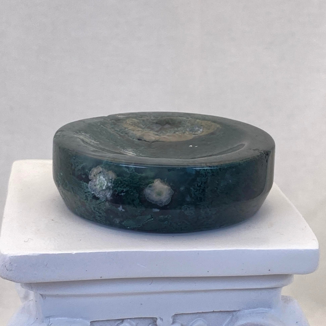 Small Moss Agate Ring Dish #2