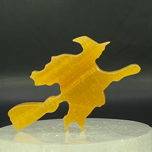 Orange Calcite Witch