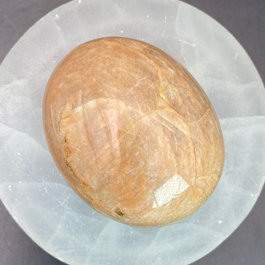 Peach Moonstone Palm Stone #10
