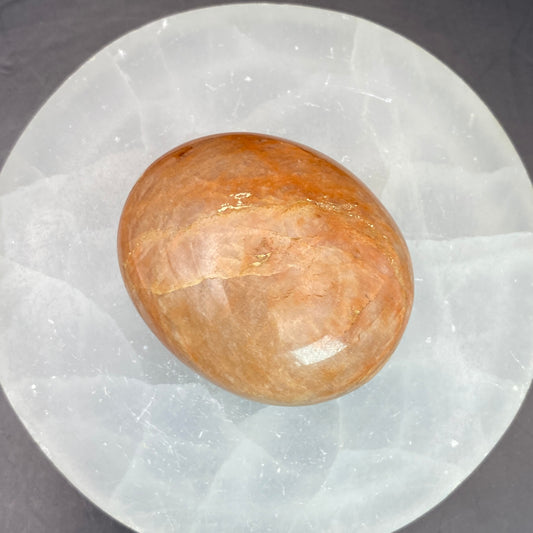 Peach Moonstone Palm Stone #4