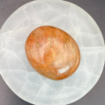 Peach Moonstone Palm Stone #4
