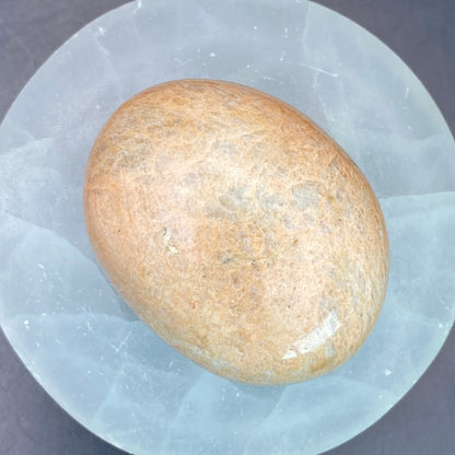 Peach Moonstone Palm Stone #8