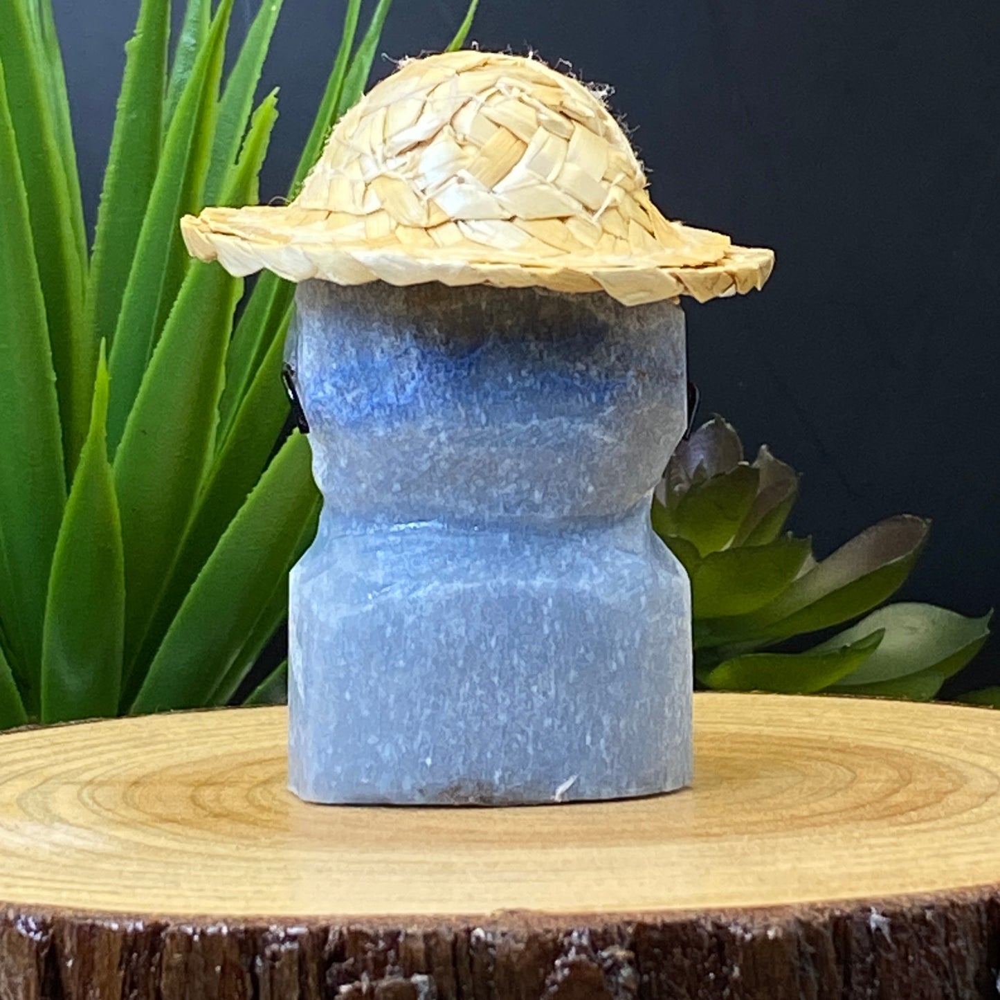 Blue Aventurine Pet Rock #2