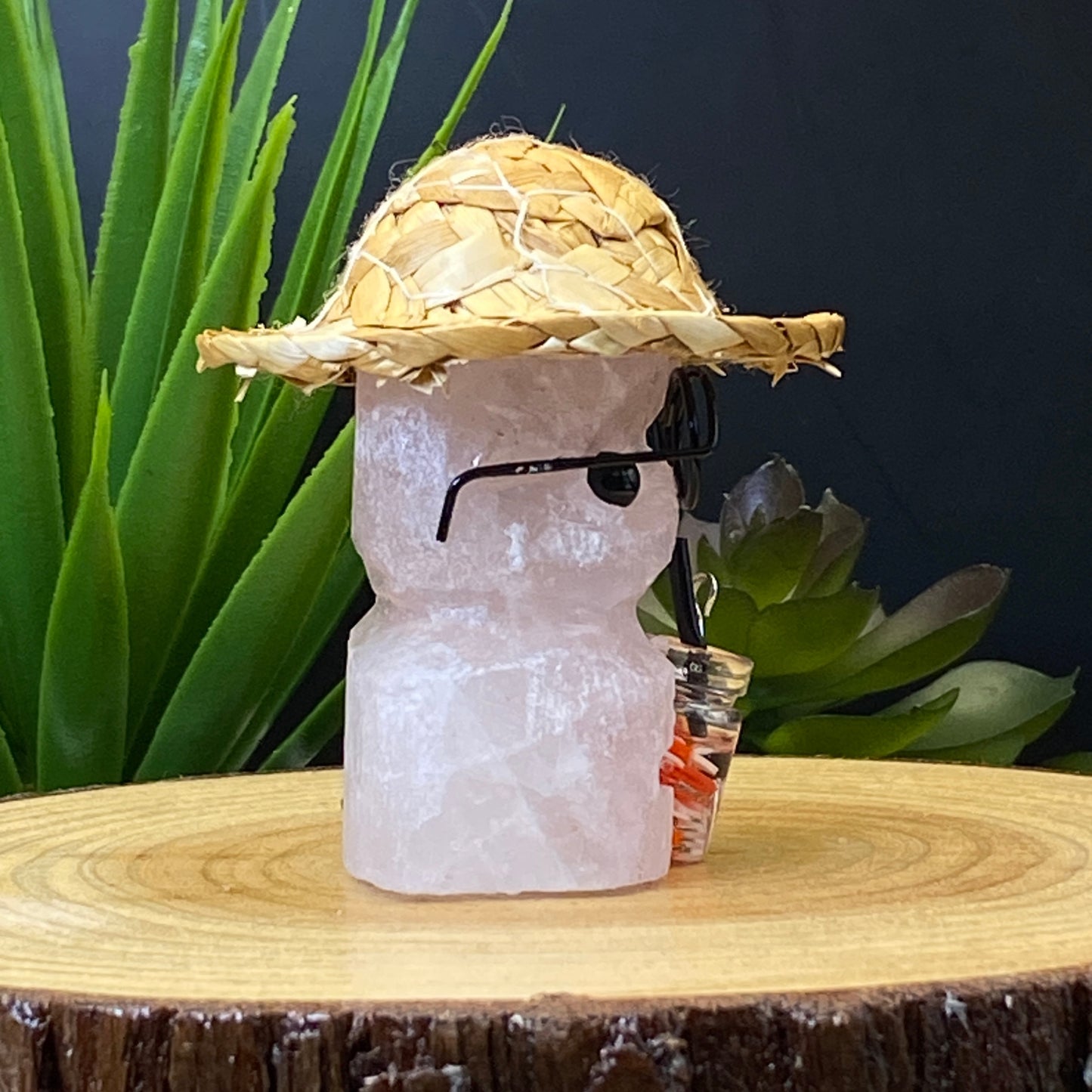 Rose Quartz Pet Rock #2